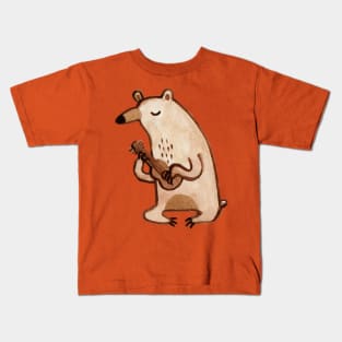 Ukulele Bear Kids T-Shirt